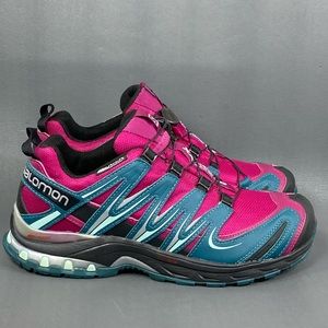 Salomon XA Pro 3D CS Waterproof Athletic Trail running Shoes Women size 8